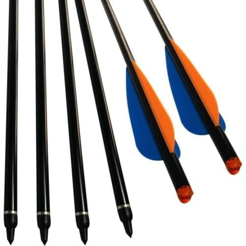 6pcs 16 inch Archery Crossbow Bolts Aluminum Arrow for Archery Target Hunting Outdoor Sports