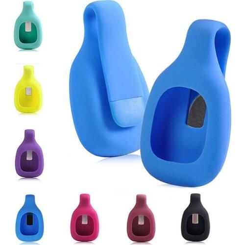 7 Colors Silicone Protective Case Belt Clip Replacement Holder Cover Shell for Fitbit ZIP Activity Tracker Accessories