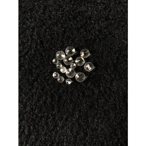 Wholesale 5pcs Natural Clear Quarz Beads,Half Drilled Beads,4MM 6MM Round Beads Half Hole Beads,Earring Jewelry DIY