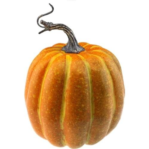 Gresorth 15 cm Fake High Quality Pumpkin Yellow Artificial Food Halloween Christmas Decoration