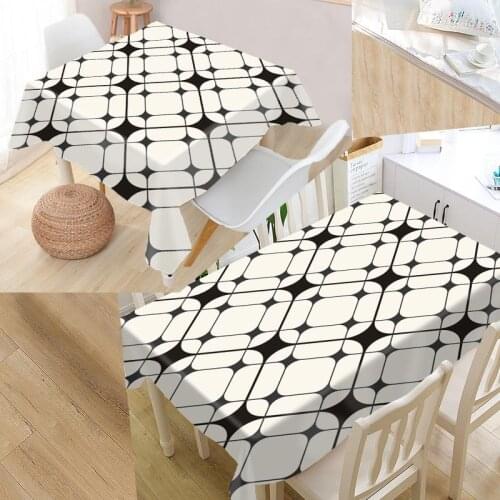 Best Seamless Pattern Custom Table Cloth Rectangular Oxford Print Waterproof Oilproof Square Table Cover Party Tablecloth