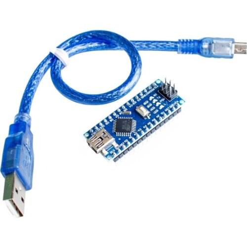【AH ROBOT】Nano V3.0 3.0 Mini USB Driver ATmega328 ATmega328P 5V 16M Micro Controller Board CH340 For Arduino Usb Cable Replace