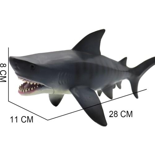Sea Life Savage Megalodon Whale Shark Model Action Figure PVC Ocean Marine Animal Educational Kids Toys Boys Gift