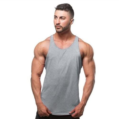 2019 Gyms Tank Tops Mens Undershirt Sporting Wear Patchwork Bodybuilding Men Fitness Exercise Clothing Vest Sleeveless Shirt