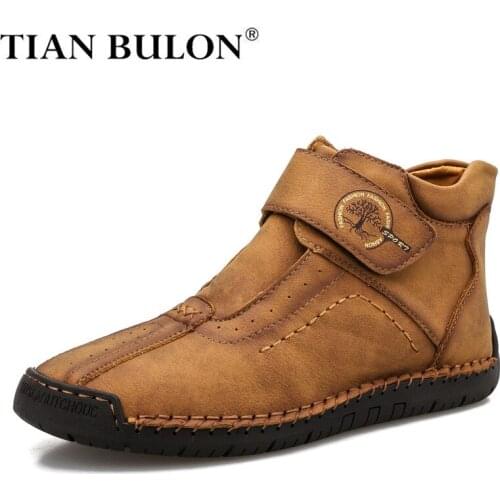 Winter Warm Plush Men Snow Boots Luxury Men Ankle Boots Non-slip Comfortable Male Boots Outdoor Keep Warm Sneakers Size 39-48