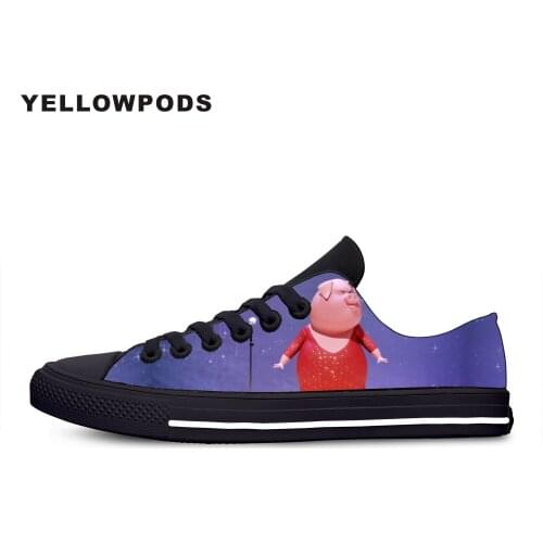 Mens Casual Shoes Fashion Hot Cute Handiness Funny Cartoon Musical MovieSing Customized Print Picture Couples Shoes
