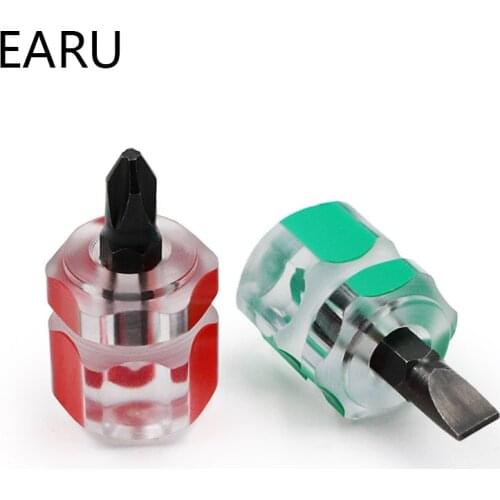 Screwdriver Kit Set Mini Small Portable Radish Head Screw Driver Transparent Handle Repair Hand Tools Precision Car Repair