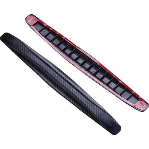 Car Bumper Protector Front Rear Corner Bumper Guard Anti-collision Anti-rub Edge Lip Strip Stickers 2 Colors For Options