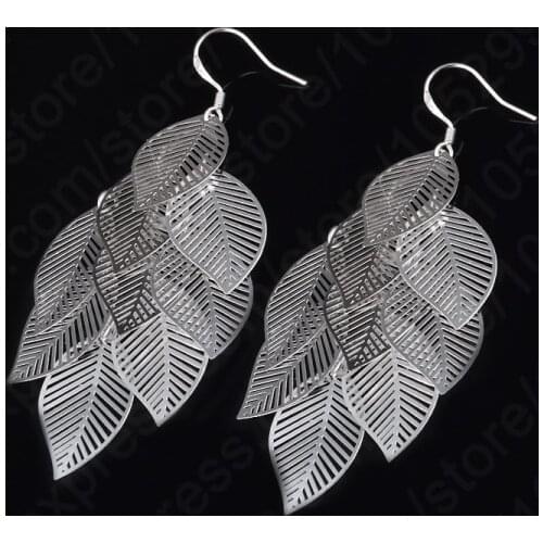 New Sale Classic Luxury Jewelry 925 Sterling Silver Beautiful Women Drop Earring Factory Price