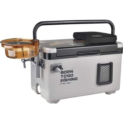 The new fishing box competitive multifunctional 30L fishing box umbrella stand cushion fish bucket Taiwan fishing box cool fishi