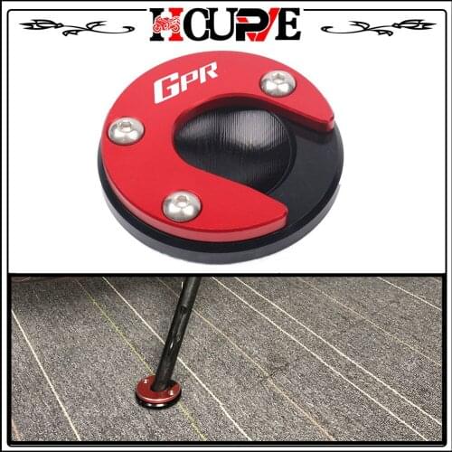Motorcycle New CNC Kickstand Sidestand Stand Extension Enlarger Pad For Aprilia GPR125 GPR150 GPR 125 150 CR150 APR150 CR 150