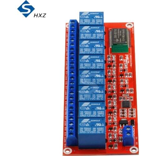 12V 5V Bluetooth Relay Module 8-channel Bluetooth Relay Bluetooth Remote Control Mobile Phone Control