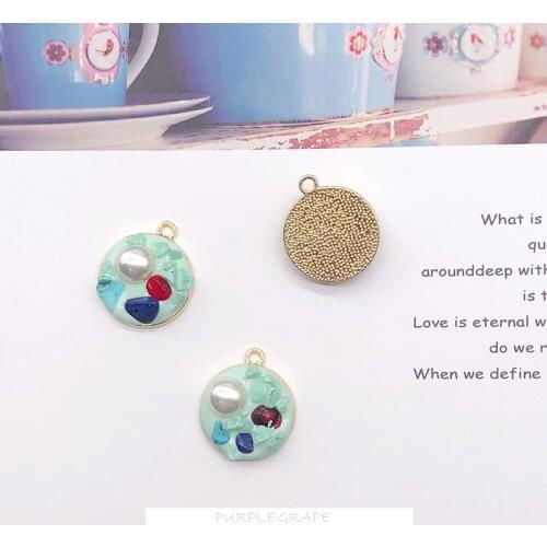 Diy Literature and Art Ins Wind Earrings with Individual Color Retaining Material