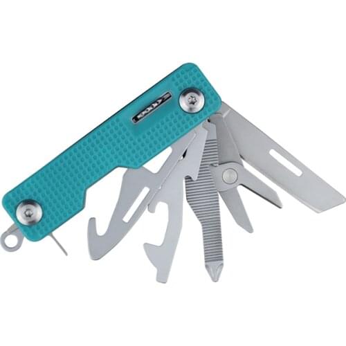 Folding Knife Tactical Survival Knives Multi function Pocket Knife Portable Keychain Folding Fruit cutter Camping Supplies Tool