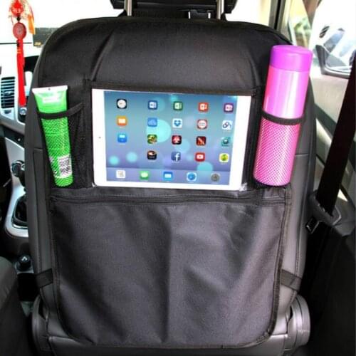 Universal Waterproof Car Back Seat Organizer Multi Pocket Storage Bag Seat Back Cover Bag Car Hanging Pouch Accessories Vehicle