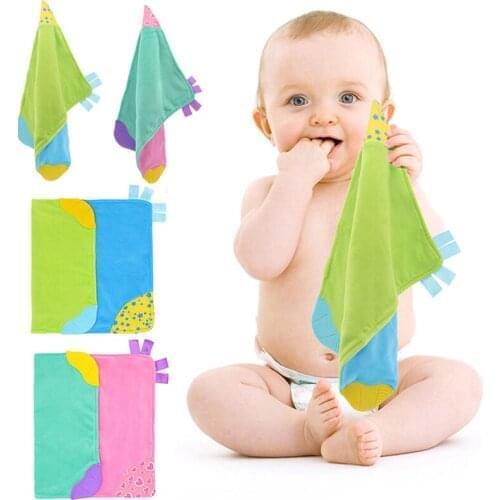 Newborn Baby Appease Towel Calm Wipes Kids Infant Towel Blanket Cute Soft Square Plush Toys Comforting Blanket 0-12 Months Gift