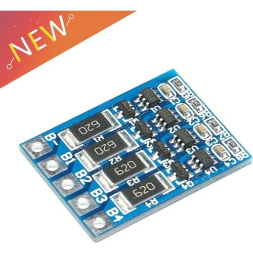 1Pcs 4S 14.8V/16.8V 18650 Polymer Lithium Battery Balanced Function Board PCB Discharge Shunt Balance 4.2V 66mA DIY
