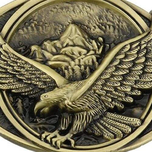 Vintage Flying Eagle Belt Buckle Weatern Cowboy Punk Rock Buckle Decor