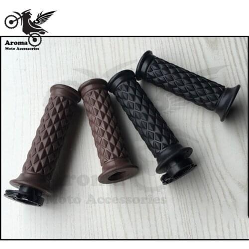 High quality retro motorbike handle bar for Harley Davidson yamaha moto handle grips rubber motorcycle handlebar for harley grip