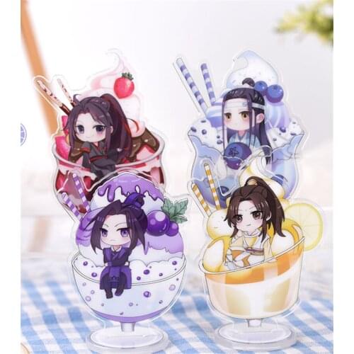 1pcs Grandmaster of Demonic Cultivation Lan Wangji Wei Wuxian Cosplay Prop Acrylic Stand Figure Home Decor for Women Men
