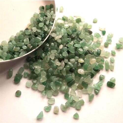 100g Green Aventurine Gravel Natural And Mineral Stones Reiki Crystals Healing Chakra Witchcraft Supplies Aquarium Decor