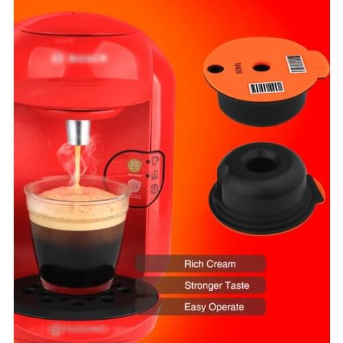 180/60ML Reusable Coffee Pod 1PC For Bosch-s Tassimo Cafe Seal Gadgets Crema Maker Tools Filter Baskets Pod Coffee Capsules Cup