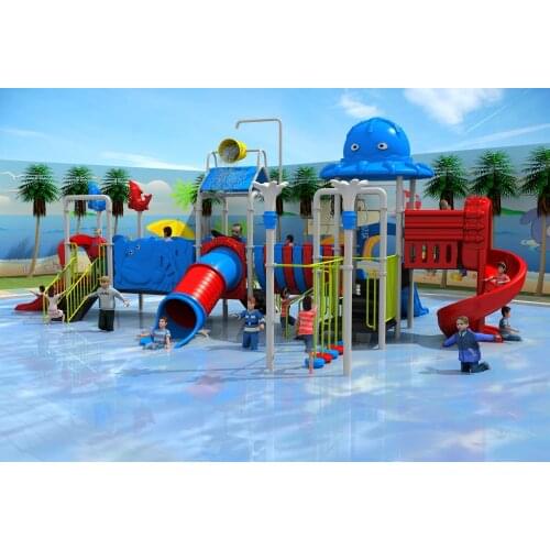 Amusement water playground slide park,summer amusement sports field,water games