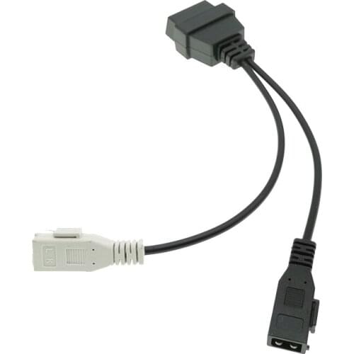 Auto OBD Interface Adapter Cable for VW 2+2 / 2*2 pin to OBD2 16 pin Auto Diagnostic Interface Adapter Cable