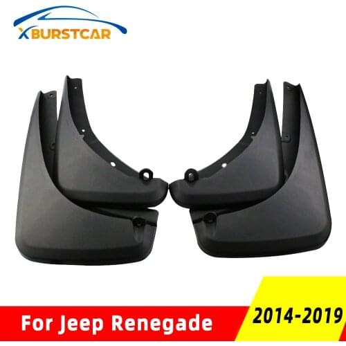 Xburstcar Car Mud Flap Mudguards Mudflaps Splash Guards Fit for Jeep Renegade 2014 2015 2016 2017 2018 2019 Parts