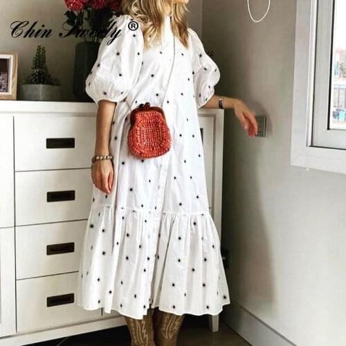 Chin.Sweety Long Sleeve Summer Dresses