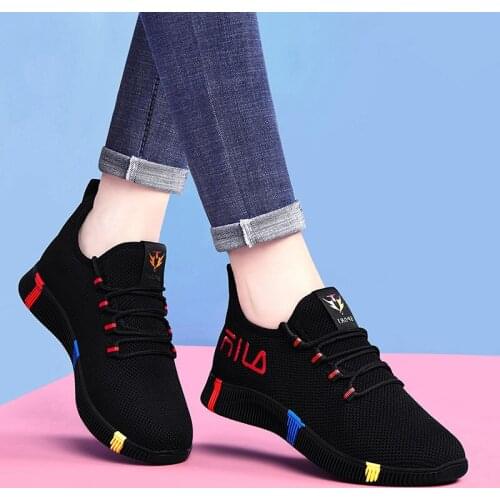 Spring autumn Womens sports shoes mesh Single shoes platform shoes summer sports shoes running shoes sneakers women shoes