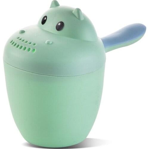 Baby Cartoon Head Washing Cup Baby Bath Bailer Water Scoop Shower Shower Bailer Childrens Water Chopsticks Plastic Thickening