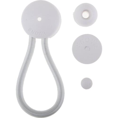 Ball Bungee Bungie Cord Heavy Duty Boat Canopy Tarp Tie Down Kit White+Black