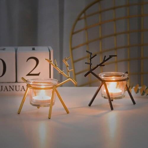 Hokerbat Decorative Glass Candlesticks