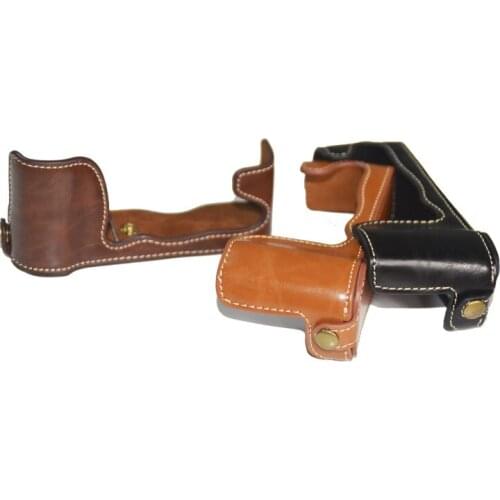 Pu Leather Half body Camera Case Bag Bottom Cover for Fujifilm Fuji XA2 XA3 XA10 XA5 XM2
