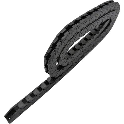 JFLO 10x6mm 1 Meter Plastic Chain Drag Chain Wire Carrier Cable With Connector For CNC Convenient Without Opening Free shipping