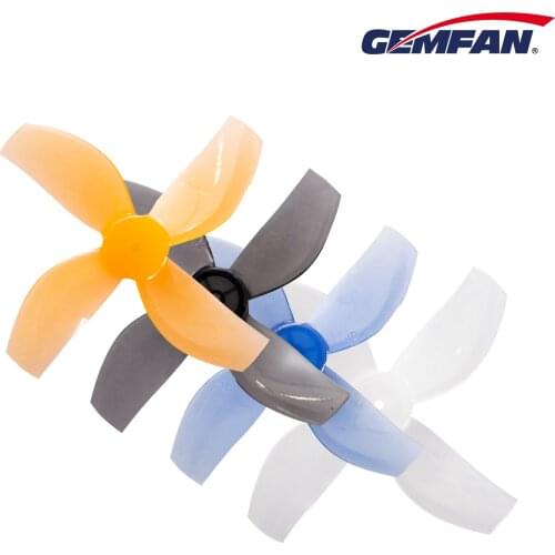 Mini 35mm Props for tiny whoop quad 4 Blade high efficiency FPV Propeller 4Pair/Lot Gemfan PC Propeller 1mm Hub