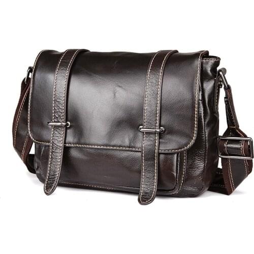 Men messenger bags genuine leather briefcase fashion designer handbags high quality famous brand business Shoulder bag Storage
