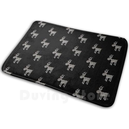 Reindeer Soft Non-Slip Mat Rug 3182 Carpet Cushion Asatru Odin Wotan Reindeer Scandinavia Valhalla Vikings Aesir Norway