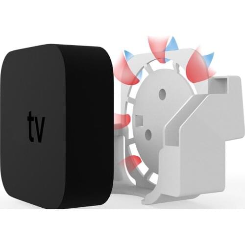 Wall Mounted Base Bracket Easy To Install Storage Holder For Apple TV And Remote Control Storage Box Multifunction Bracket