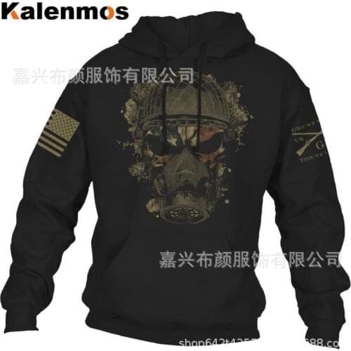 Punk Sweatshirts Men Hooded Motorcycle Hoodies Casual Spring Falll Winter Biker Hooded Mens Plus Size Streetwear Hoodie Man