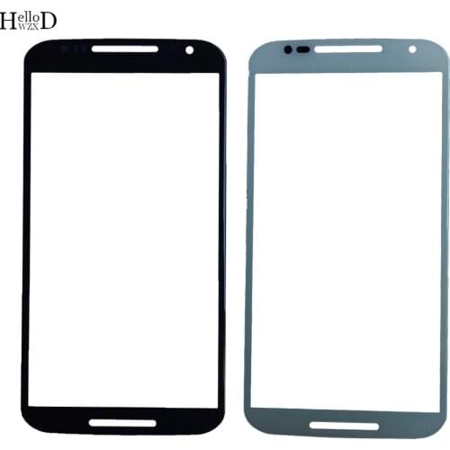 For Motorola MOTO X2 XT1092 XT1096 XT1097 Front Outer Glass Touch Screen Panel Lens For Moto X+1 LCD Front Glass Replacement