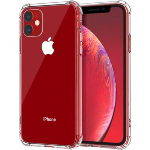 Apple iPhone 11 Transparent Shock-Absorbing Anti Shock Silicone Case 452619973