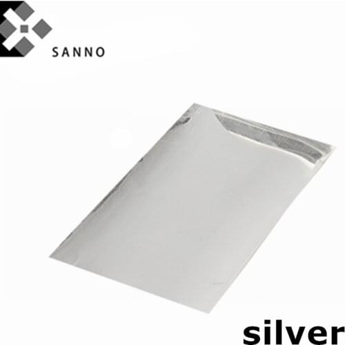 99.99% purity silver plate Ag ≧ 99.99 conductive silver sheet 0.01x50x100mm - 2x50x100mm diy Ag silver foil coil for lab