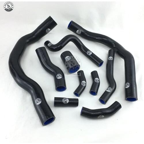 SILICONE RADIATOR COOLANT HOSE KIT FOR BMW MINI COOPER S R52 R53 01-06 (10Pcs)Red/Blue/Black