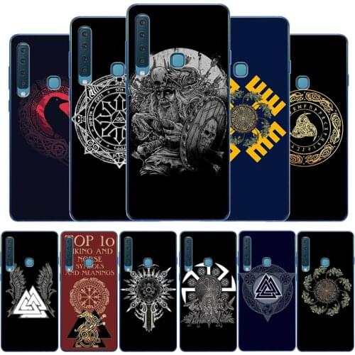 Slavic Viking symbol Kolovrat TPU Soft Phone Case For Samsung Galaxy A3 A5 A7 2016 2017 A6 A7 A8 A9 2018 A80 A70 A50 A40 A20