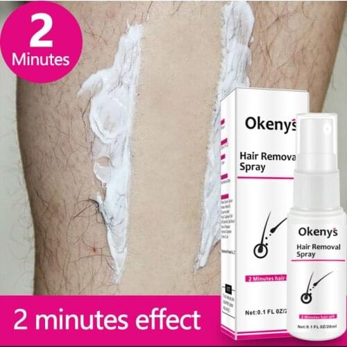 2 Minutes Effect Hair Removal Sprays Painless Depilatory Cream Mild Nourish Smooth Fast Easy 20ml Hair Removal Cream TSLM2