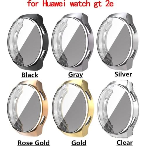 For Huawei watch gt 2e cover tpu plating screen protector case for Huawei watch gt 2e electroplated plated protective coque