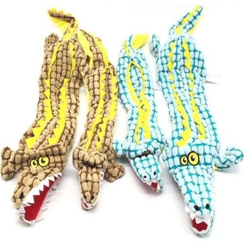 1PC 3Colors Toy For Dogs Chew Molar Squeaky Crocodile Toy For Dogs Pets Clean Their Teeth Durable Puppy Supplies Pet Birthday