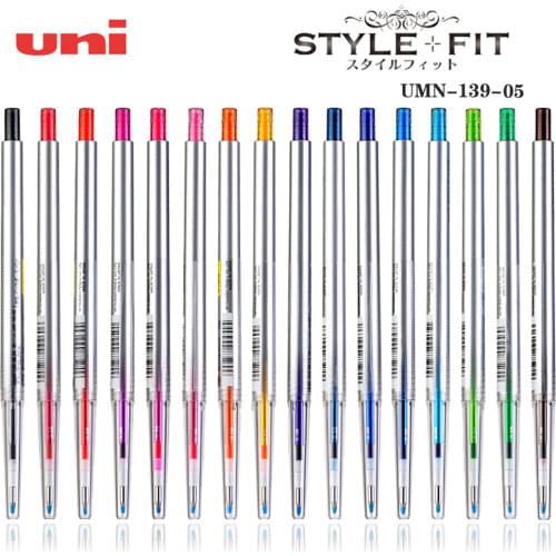 1 Piece Japan Brand Uni UMN-139-38 STYLE FIT series 0.38mm Gel Pen for Office & School Supplies Multicolor selection